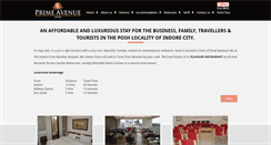 Desktop Screenshot of hotelprimeavenue.com